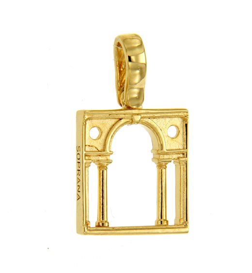 Pendente Loving Palladio  2D in Argento GRG01 SERLIANA - GRG01 SERLIANA